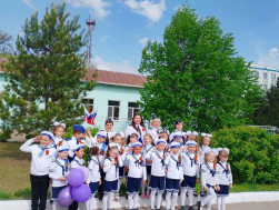 Воспитанники детского сада приняли участие в открытии празднования 79-й годовщины Победы в Великой Отечественной войне 1941-1945гг.